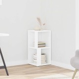 Dulap de colț alb vidaXL, 33x33x67 cm, PAL, Rustic, pentru Living si Hol