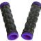Set 2 mansoane bicicleta Rival Store, negru/albastru, 125mm