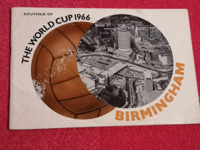 Brosura - suvenir fotbal - Campionatul Mondial de fotbal Anglia 1966 foto