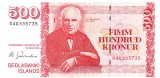 Islanda 500 Kronur 2001 P-58a UNC