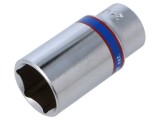 Cap tubular 6 puncte 24mm 3/8 KING TONY 323524M, manșon 63mm lung