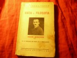 Doctorul Ygrec - Viata si Filozofia lui Henri Bergson -prefata PP Negulescu 1935