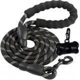 Lesa pentru caini, Purlov, PP, reflectorizanta, cu carabiniera, 5 m, Isotrade