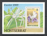 Montserrat.1989 Sf.Pasti:Flori-Bl. DF.121