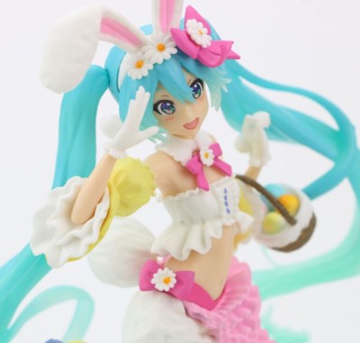 Figurina Hatsune Miku Spring Easter Bunny Ears 18 cm anime foto