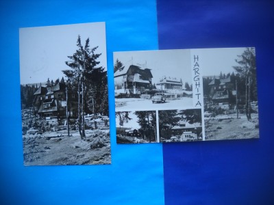 HOPCT LOT NR 206 STATIUNEA HARGHITA- JUD HARGHITA -2 CARTI POSTALE-RPR-CIRCULATE foto
