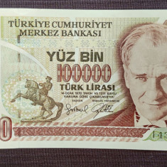 Turkey / Turcia - 100 000 Lire (1970) si43