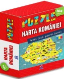 Harta Romaniei. Puzzle 104 piese - Autor Anonim