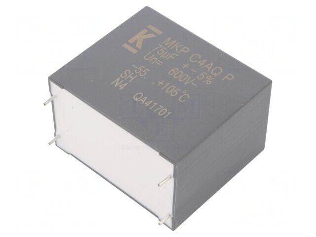 Condensator Polipropilenă DC-Link 75uF THT