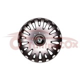 Set 4 Capace Roti Skoda R15 Argintii Flexibile Model 306, Plastic ABS, Fixare Sigura