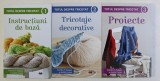 TOTUL DESPRE TRICOTAT , VOLUMELE I - III (INSTRUCTIUNI DE BAZA , TRICOTAJE DECORATIVE , PROIECTE ) de DOROTHY T. RATIGAN si JUDITH DURANT , 2015