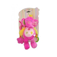 Jucarie de plus, pentru patut si carucior, Elefant, 7Toys