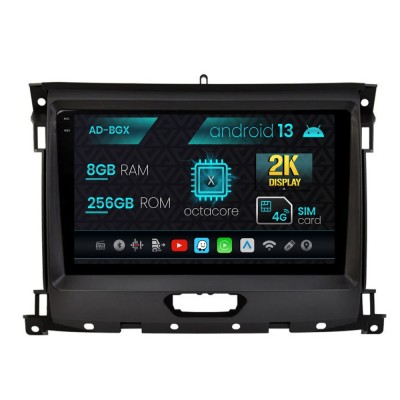 Navigatie Ford Ranger (2015-2022), Android 13, X-Octacore 8GB RAM + 256GB ROM, 9.5 Inch - AD-BGX9008+AD-BGRKIT120V2 foto