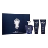 AFNAN TURATHI BLUE, set cadou 3 piese, barbati
