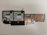 Set coolere Laptop, Dell, Precision 7680, P114F, P114F002, discret graphics, HFYY9, 0HFYY9, AT404003ZAL, EG75070S1-C730-S9A, DC28000Y3SL, 5V, 0.42A