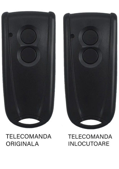 Telecomanda inlocuitoare poarta garaj EcoStar Rsc2 2 butoane cod saritor/ 433.92Mhz inlocuitoare al telecomenzii originale (812)