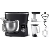 Robot de bucatarie HR7962/21, seria 7000, 1000 W, 8 setari de viteza,Tehnologie ProKnead, Sistem de amestecare perfecta, carlige pentru aluat, paleta, Philips