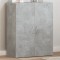 vidaXL Fișet, gri beton, 60x32x77,5 cm, lemn prelucrat