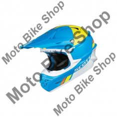 MBS SCOTT MX HELM 350 PRO TROPHY lightblue/yellow, hellblau/gelb, S=55-56, 15/040, Cod Produs: 2374723087SAU foto