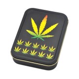 Cutie metalica depozitare Tutun Tigari Frunza Marijuana M1