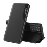 Husa Xiaomi Redmi Note 11 Eco Leather View flip tip carte, negru