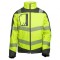 Bluză softshell galben-gri fluorescent XL