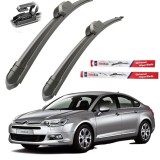 Cumpara ieftin Stergatoare Parbriz Flat Citroen C5 (2001-2008) TeamCar&reg; - Set Fata 24"+20" - Prindere U