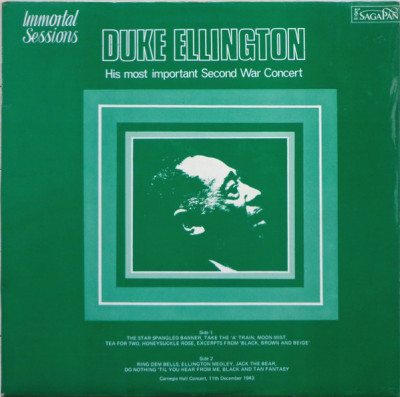 Vinil Duke Ellington &amp;lrm;&amp;ndash; Most Important Second War Concert: Carnegie Hall (VG++) foto