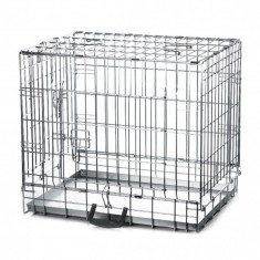 Cușcă pentru câini DOG 2 ZINC - 61,5 x 44,5 x 54 cm