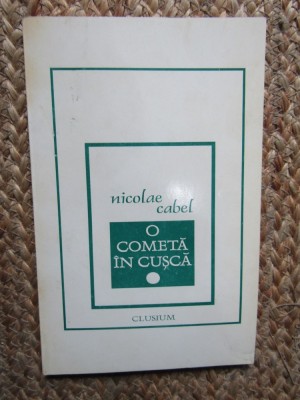 NICOLAE CABEL-O COMETA IN CUSCA,VERSURI 1996 CU DEDICATIE SI AUTOGRAF foto