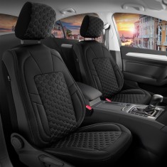 Huse scaune Editie Black din Piele Premium - Duster II (2018-2022) foto