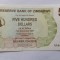 Zimbabwe -500 dollars 2006-unc