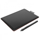 Tableta grafica Wacom One 2 Medium CTL-672-N negru-rosu
