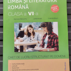 LIMBA SI LITERATURA ROMANA CLASA A VI A CAIET DE LUCRU KOZAK BRAUN RADUCANU