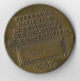 Federation Nationale des Syndicats des industries de l&#039;Alimentation 1957, 40 mm, Europa