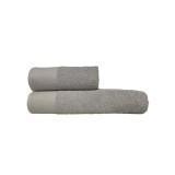 Set 2 Prosoape Wabe Silver 50x90 si 70x140 cm (Bumbac 100%)