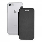 Cumpara ieftin Husa pentru Apple iPhone 8 / iPhone 7 / iPhone SE 2, Piele ecologica, Negru, 39451.01, Kwmobile