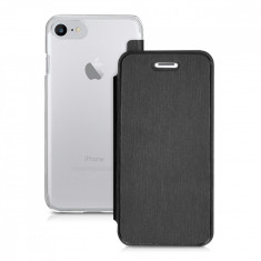 Husa pentru Apple iPhone 8 / iPhone 7 / iPhone SE 2, Piele ecologica, Negru, 39451.01