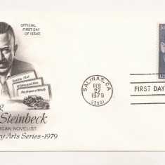 P7 FDC SUA- John Steinbeck, American Novelist -First day of Issue, necirc. 1979