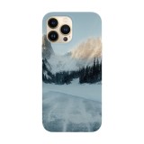 Husa compatibila cu Apple iPhone 14 Pro model Ski slope, Silicon, TPU, Viceversa, Transparent, Carcasa