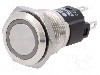 Intrerupator anti-vandalism, ON-(ON), &Oslash;16mm, EAO, 82-4151.11A4