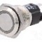 Intrerupator anti-vandalism, ON-(ON), &Oslash;16mm, EAO, 82-4151.11A4