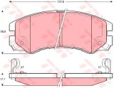 Set placute frana,frana disc OPEL FRONTERA A (5_MWL4) (1992 - 1998) TRW GDB3162