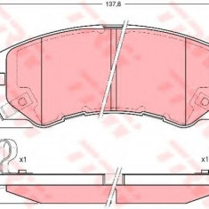 Set placute frana,frana disc OPEL FRONTERA B (6B) (1998 - 2016) TRW GDB3162