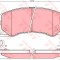 Set placute frana,frana disc ISUZU TROOPER (1998 - 2016) TRW GDB3162