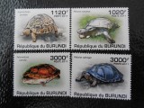 Burundi -Fauna ,testoase-serie completa ,MNH, Nestampilat