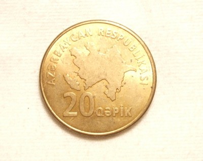 AZERBAIDJAN 20 QAPIK 2006 UNC foto