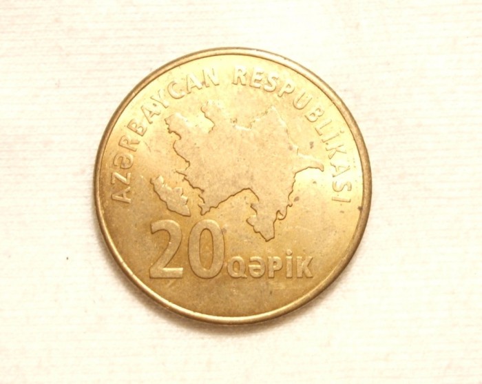 AZERBAIDJAN 20 QAPIK 2006 UNC