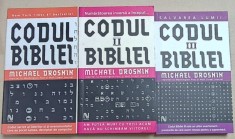 CODUL BIBLIEI de MICHAEL DROSNIN , VOLUMELE I - III , 2005 foto