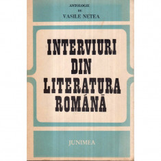 Interviuri din literatura romana - Marturisirile mai multor generatii foto